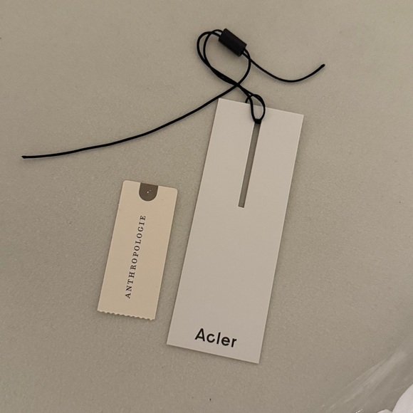 Acler Dickinson Strapless Tiered drop-waist wedding gown dress SIZE 6 Anthro - Picture 10 of 10